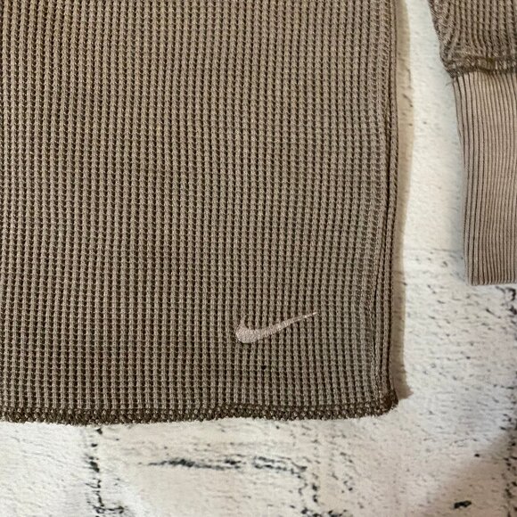 Nike Life Heavyweight Waffle Long Sleeve Top L - Picture 11 of 14